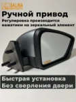 Зеркала адаптированные для ВАЗ 2108-14 в стиле Гранта с ручным приводом (Кварц)
